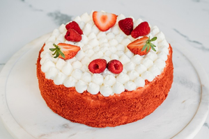 Pastel de Terciopelo Rojo