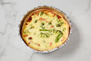 Rebanada de Quiche de Salmón