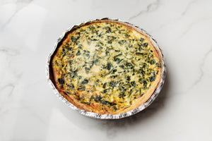 Spinach and Feta quiche