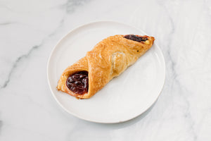 Pastry with plum
